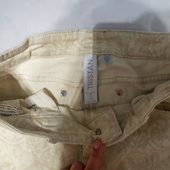 Tristan stress jeans, jacquard print - Picture 2 of 4